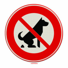 Verboden honden uit te laten