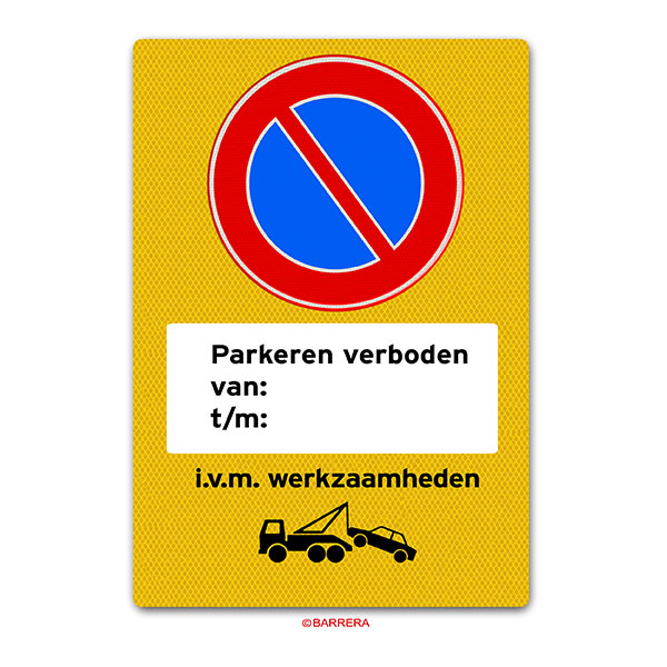 parkeren verboden