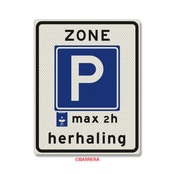 Herhaling Parkeerschijf zone