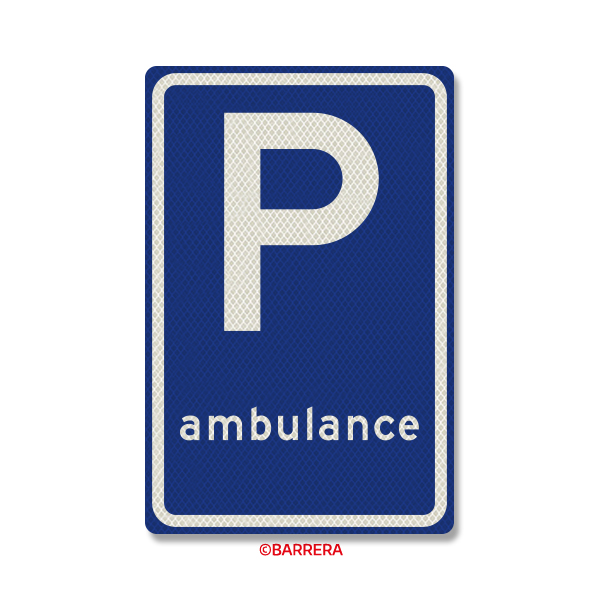 parkeergelegenheid voor ambulance