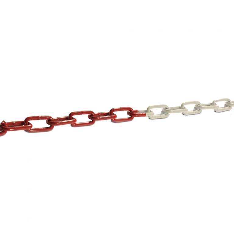 Ketting van polyamide - Rood/wit