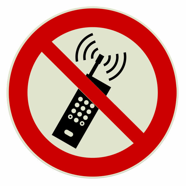 Mobiele telefoon verboden