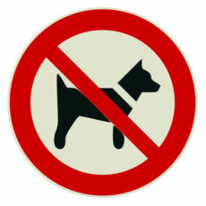 verboden voor honden