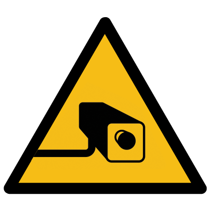 Cameratoezicht sticker