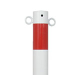 50 cm Flexibele afzetkegel 1.25 kg PVC met witte banden