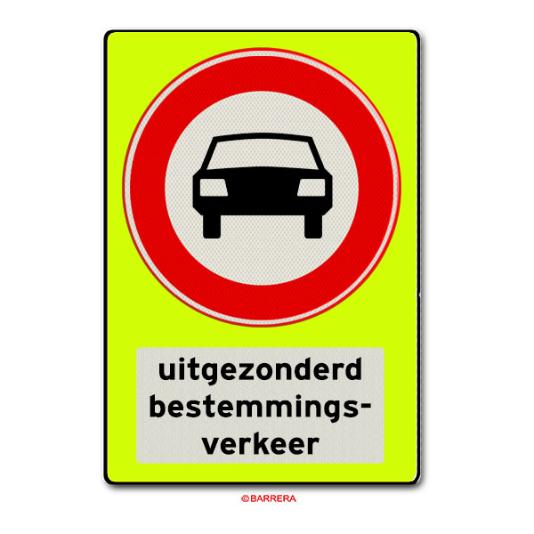 verboden voor motorvoertuigen