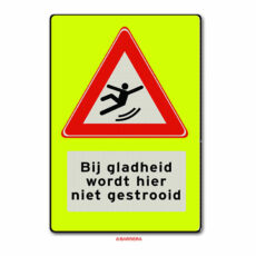 Bij gladheid wordt hier niet gestrooid