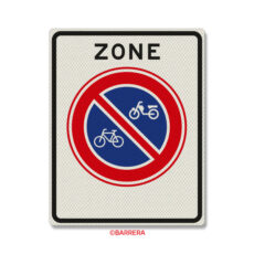 Zone verbod fietsen en bromfietsen