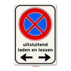 uitsluitend laden en lossen