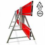 Schrikhek van gerecycled aluminium