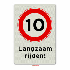 Langzaam rijden