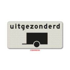 Uitgezonderd aanhanger