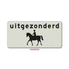 uitgezonderd ruiters