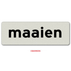 Maaien onderbord