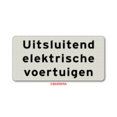 Uitsluitend elektrische voertuigen