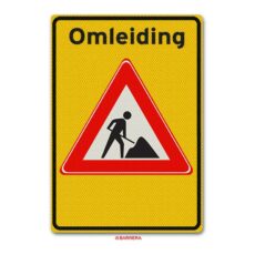 Omleiding werk in uitvoering