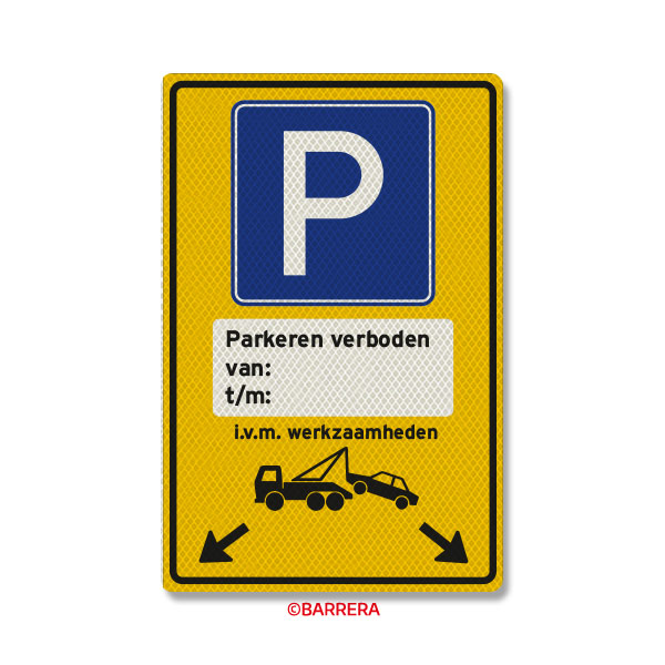 niet parkeren