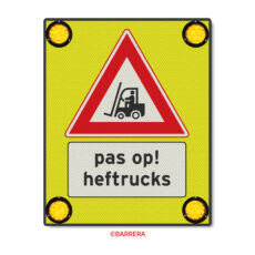 verkeersbord met LED