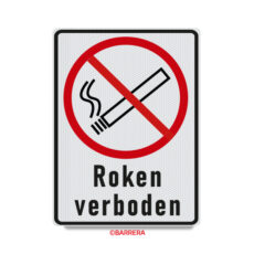 roken verboden bord