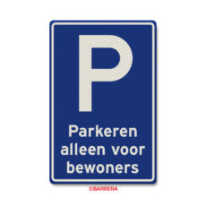 Parkeren alleen voor bewoners