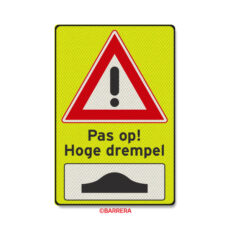 hoge drempel waarschuwing