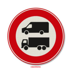 Gesloten voor bedrijfsbussen en vrachtauto's