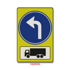 Vrachtverkeer verplicht linksaf