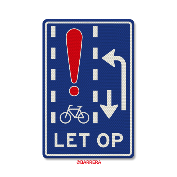 Let op tegemoetkomend verkeer