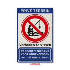 verboden te vissen