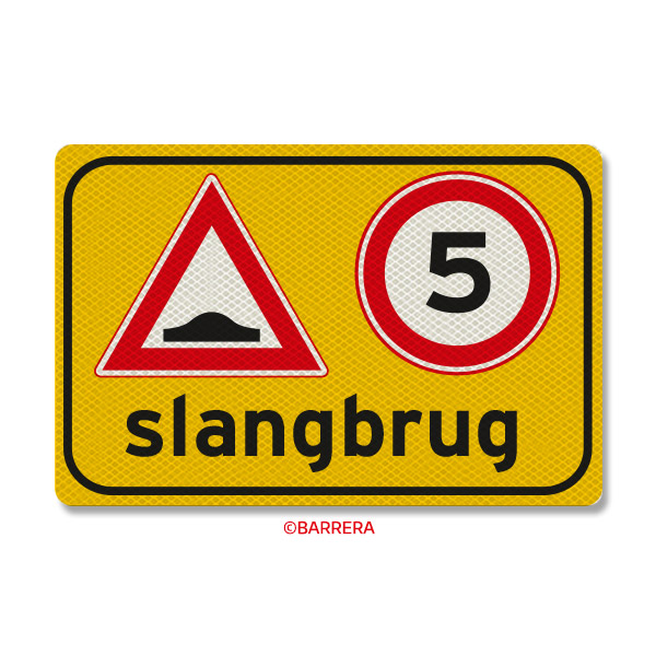Slangbrug waarschuwing