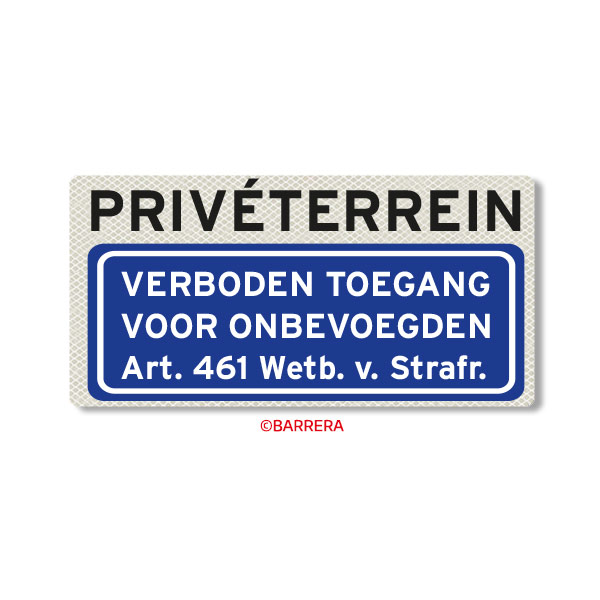 Privéterrein Verboden toegang