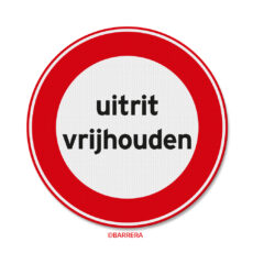 uitrit vrijhouden